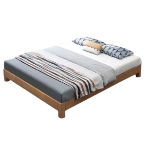 Elife Natural rubber wood bed