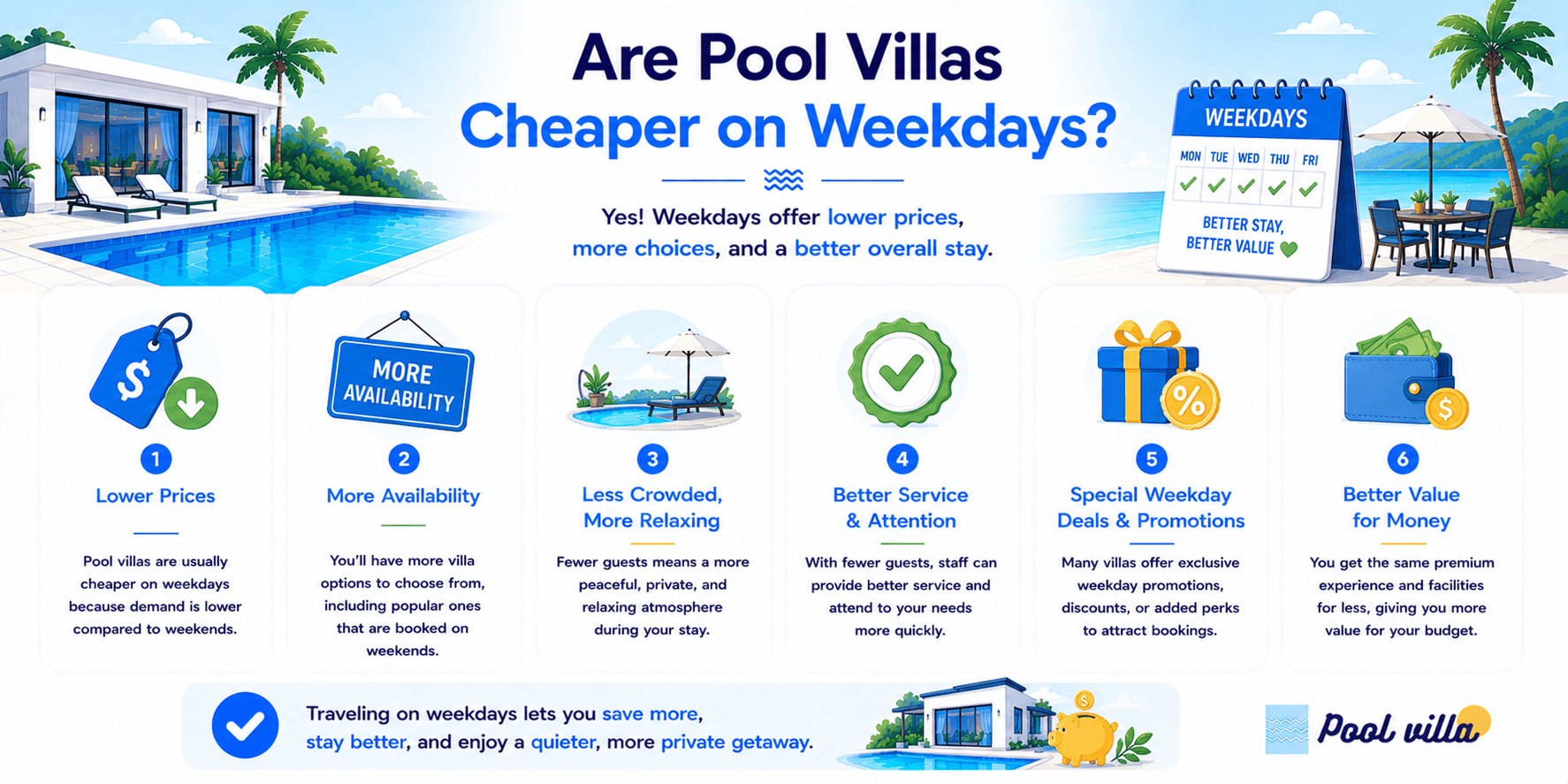 Are Pool Villas Cheaper Weekdays - Poolvilla in Thailand