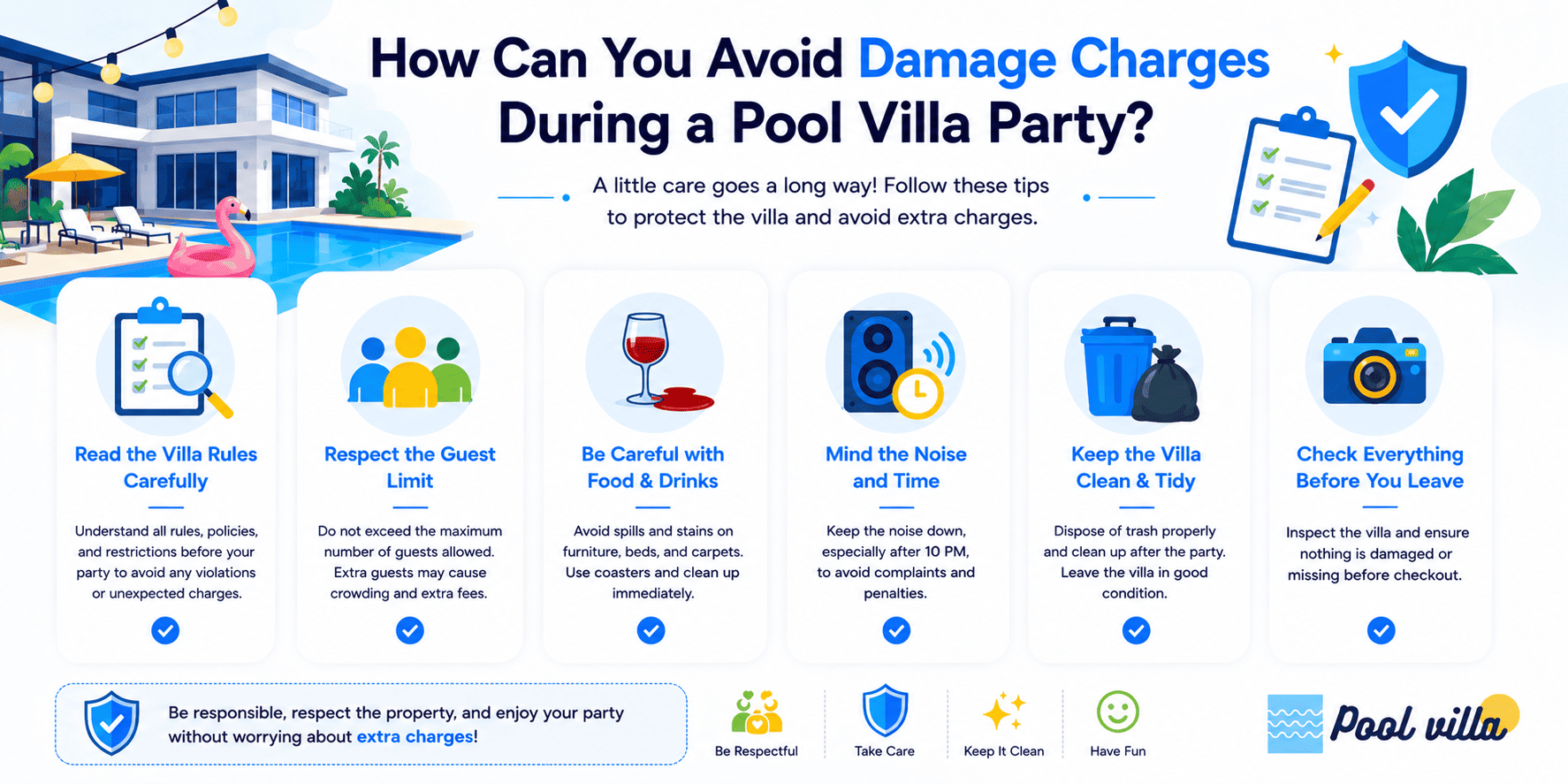Avoid Pool Villa Damage Charges - Proven Tips to Protect Your Deposit