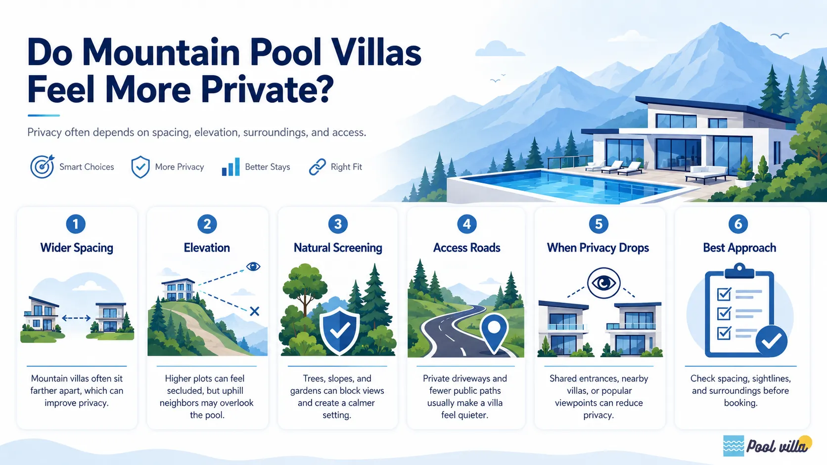 mountain pool villa privacy