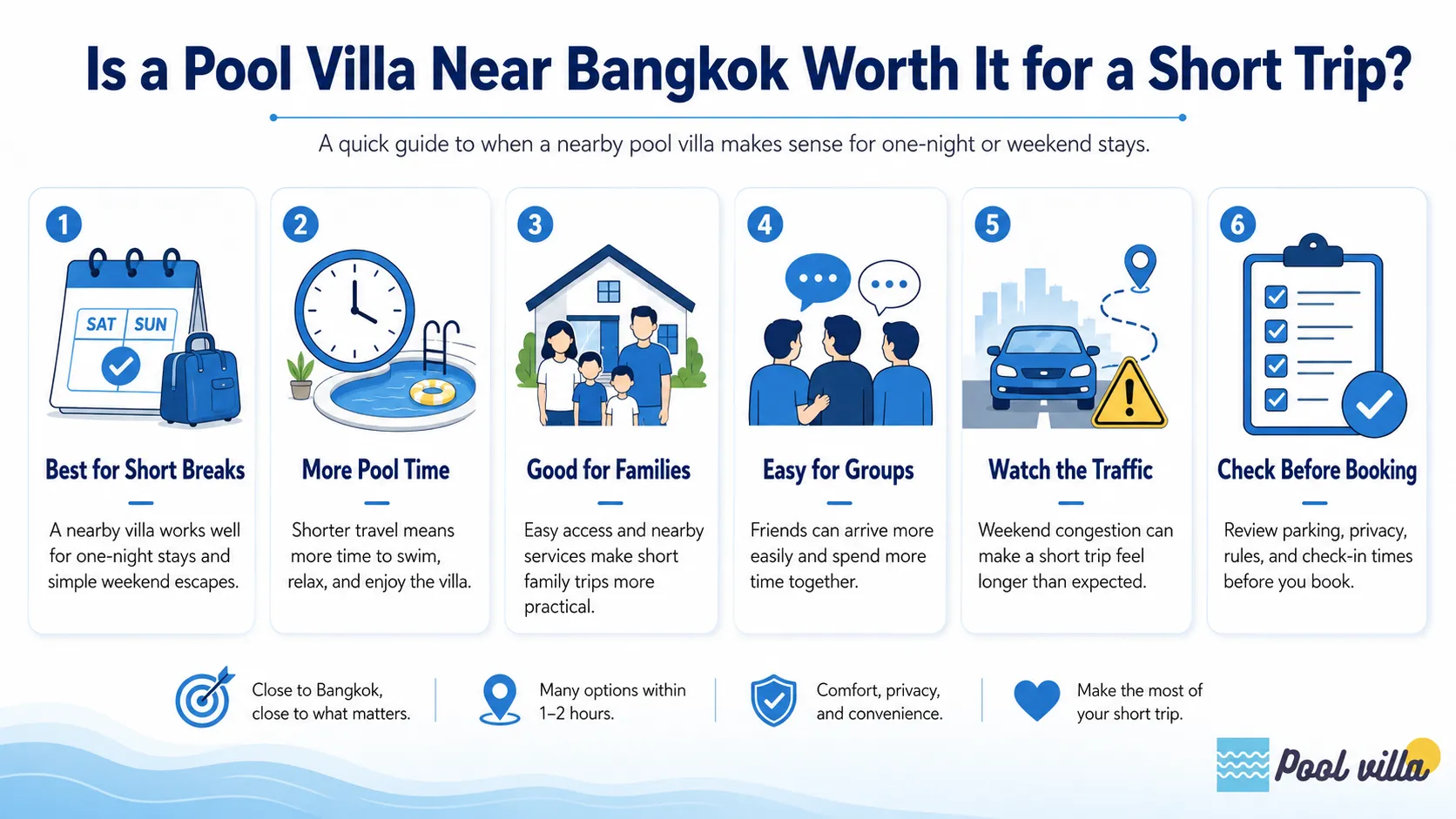 pool villa near Bangkok short trip