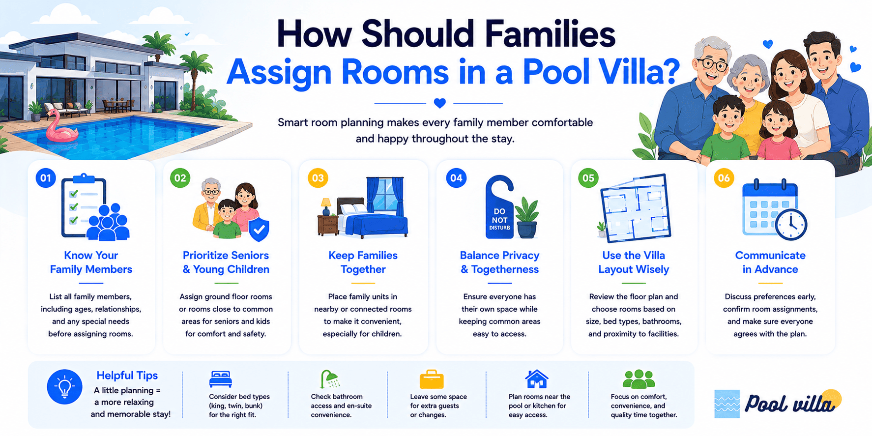 Family Pool Villa Room Allocation - Brilliant Tips for a Comfortable Stay