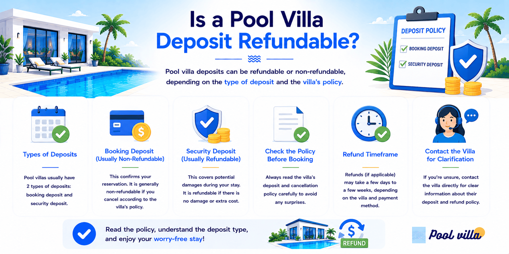 Is Pool Villa Deposit Refundable - Smart Booking Guide