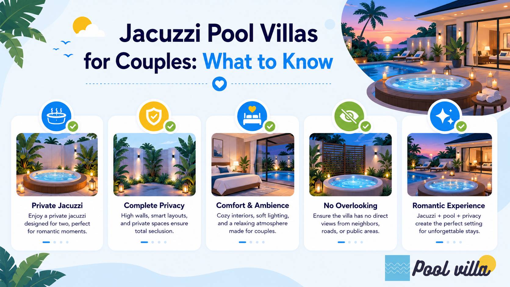 Jacuzzi Pool Villas for Couples What to Know