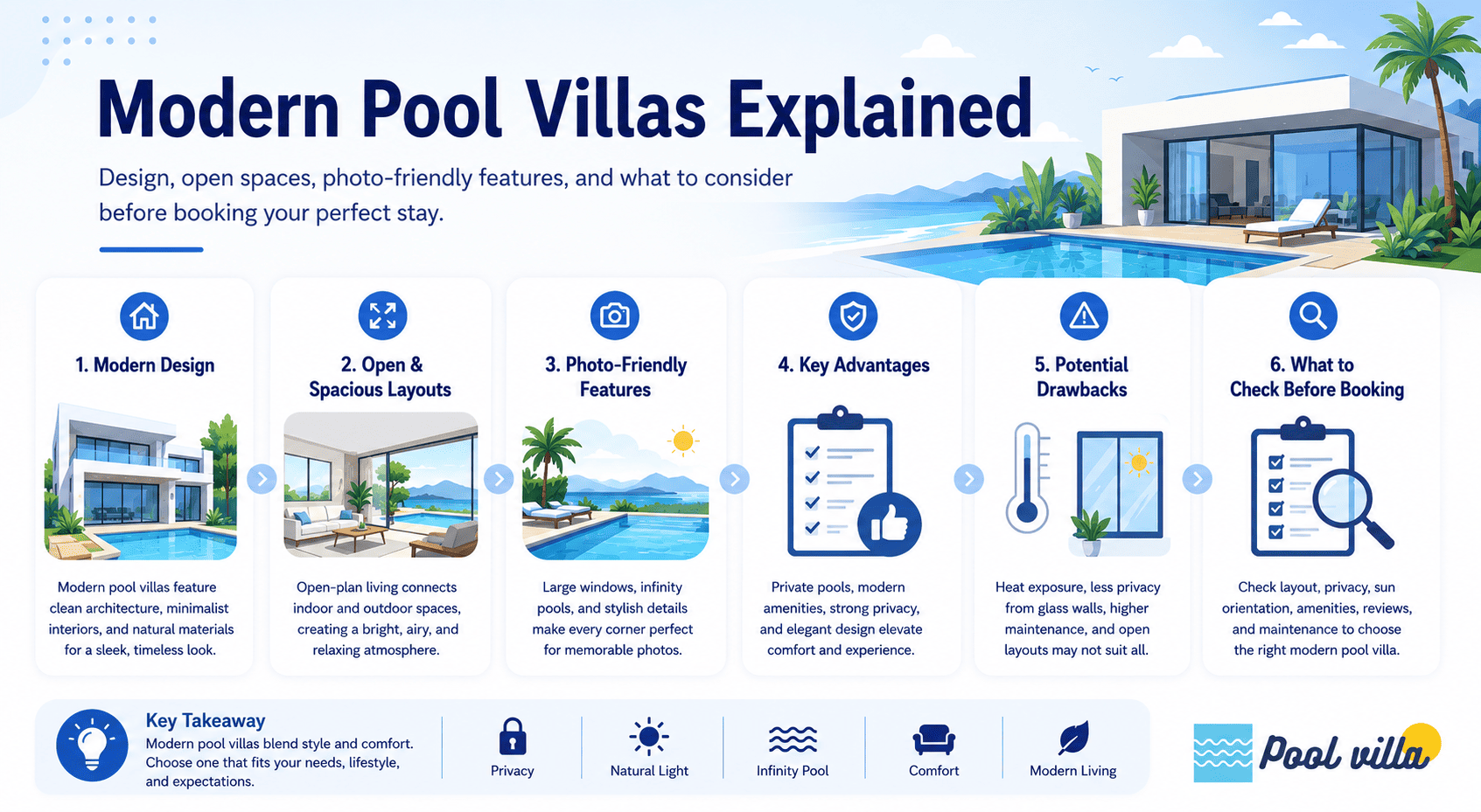 Modern Pool Villas Explained