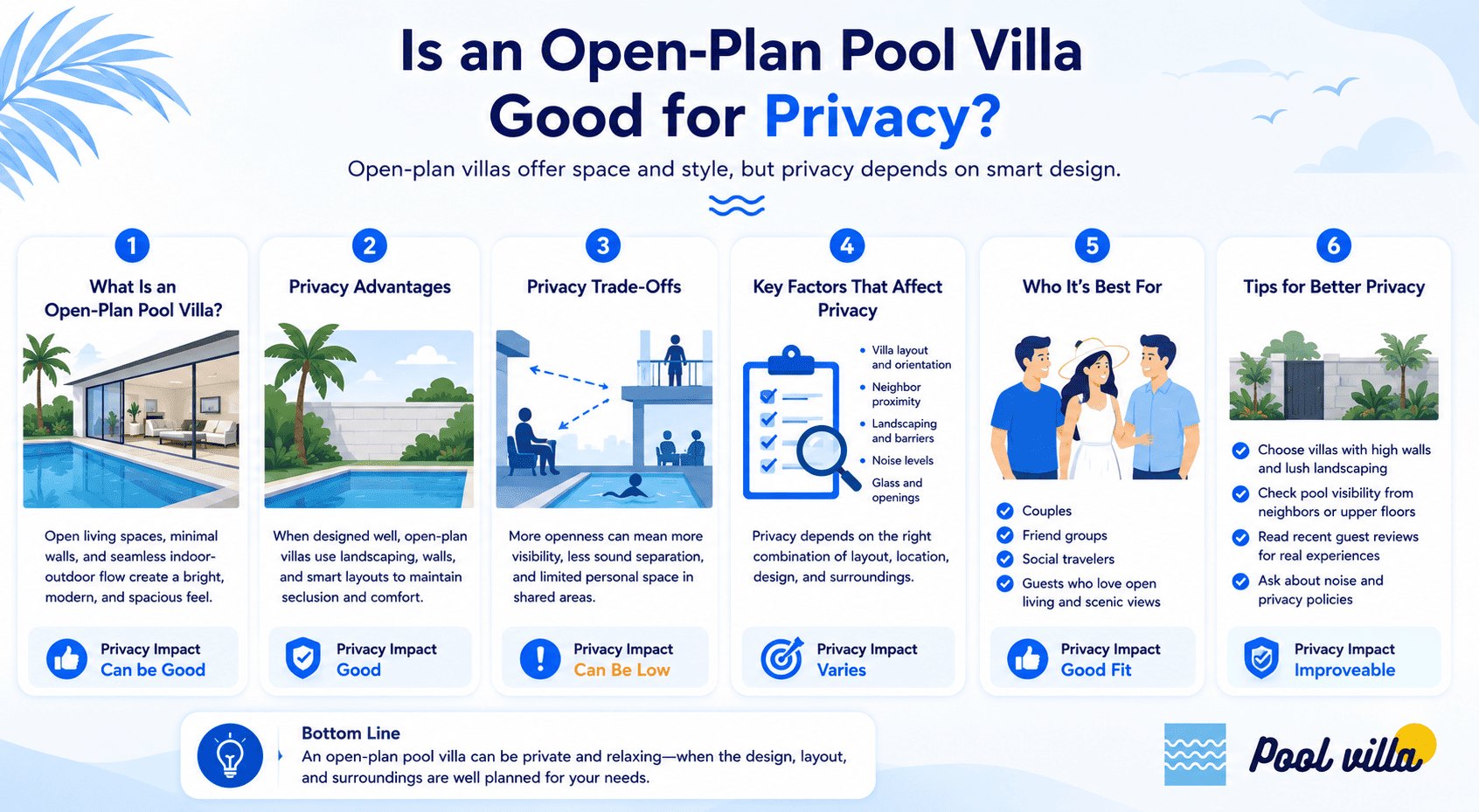 Open Plan Pool Villa Privacy Smart Trade-Offs You Must Know