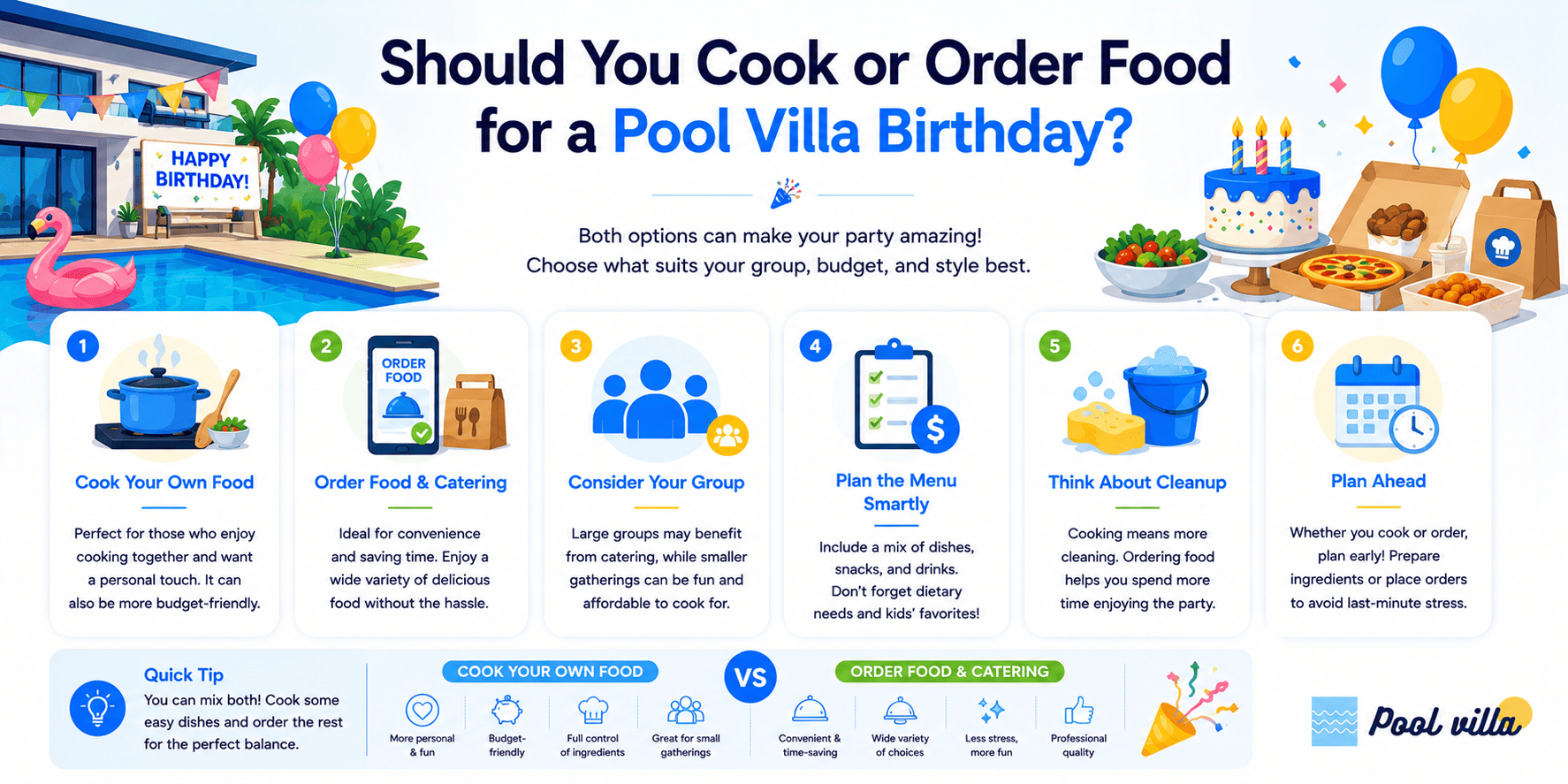 Pool Villa Birthday Food - Ultimate Ideas for a Stress-Free Celebration
