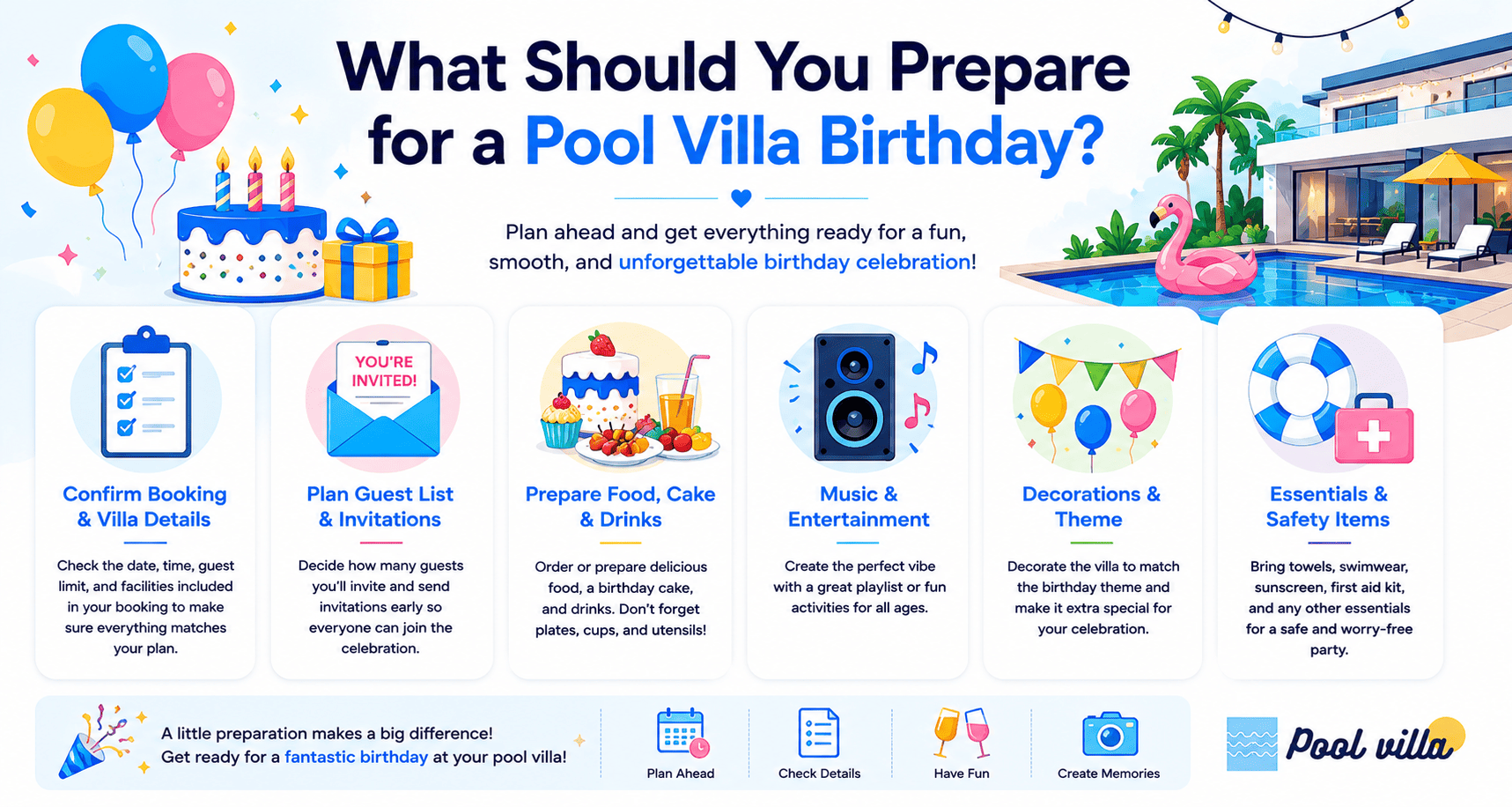 Pool Villa Birthday Preparation - Ultimate Ideas for a Perfect Celebration