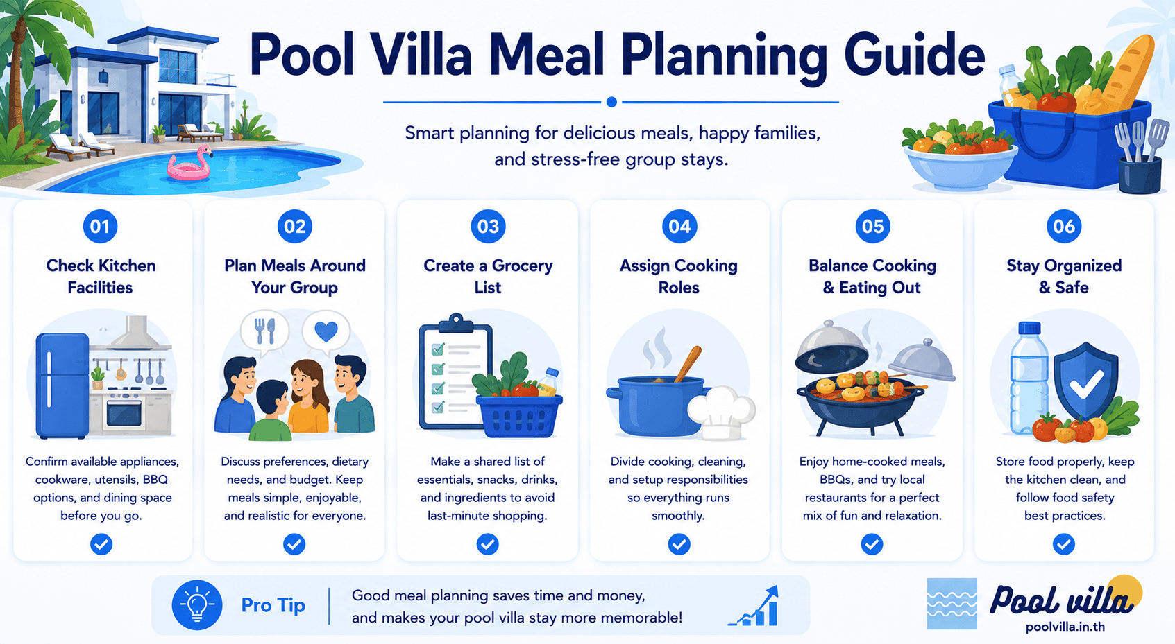 Pool Villa Meal Planning Guide for Families and Groups