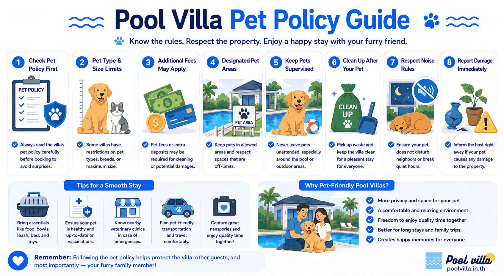 Pool Villa Pet Policy Guide for Pet Owners
