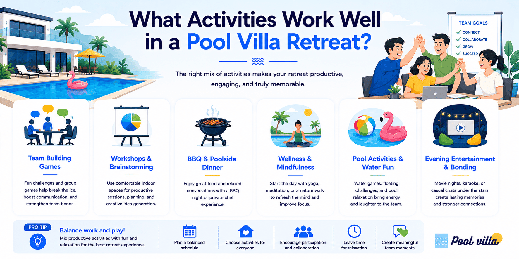 Pool Villa Retreat Activities - Ultimate Ideas for a Relaxing Getaway