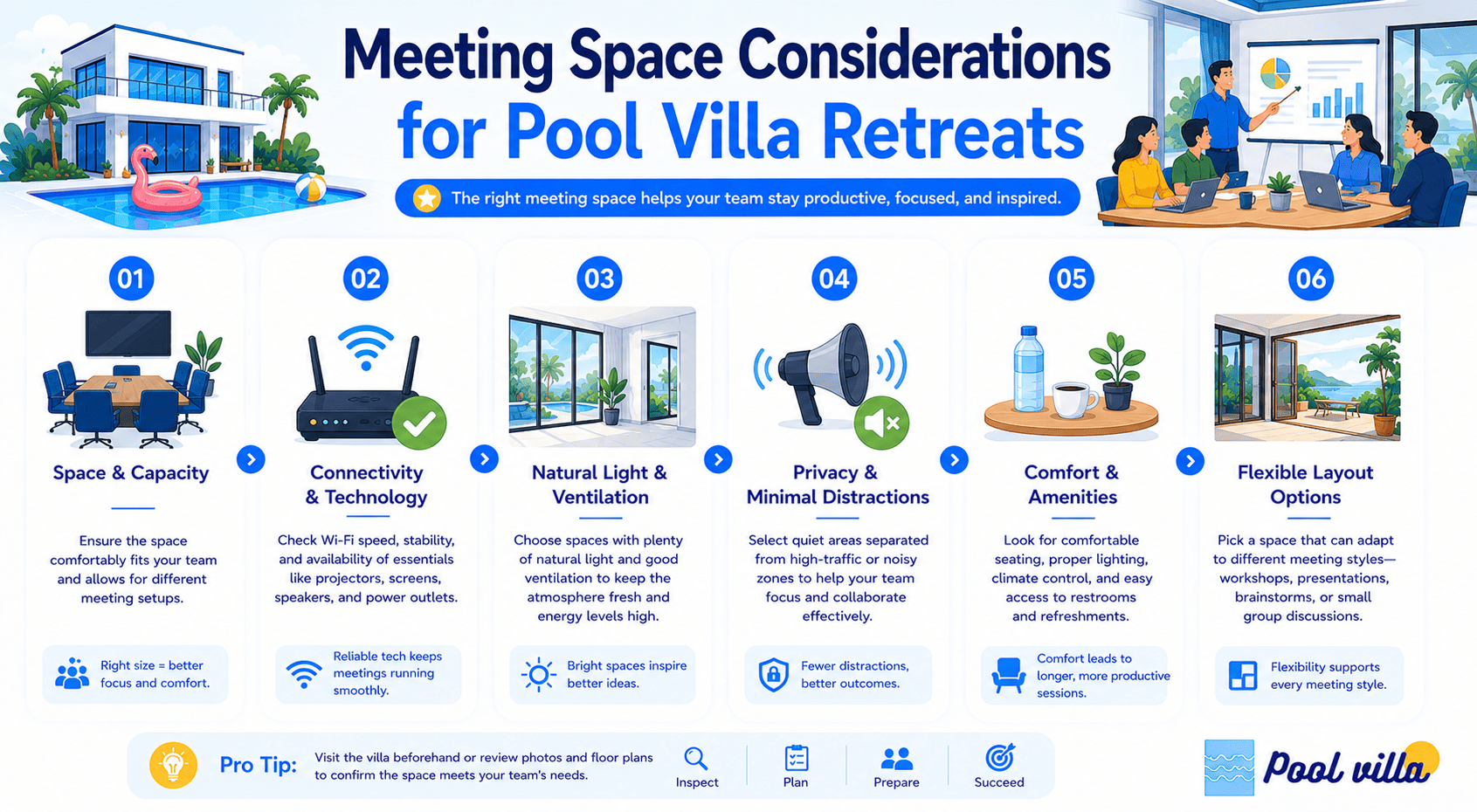 Pool Villa Retreat Meeting Space - Essential Tips for Better Team Collaboration