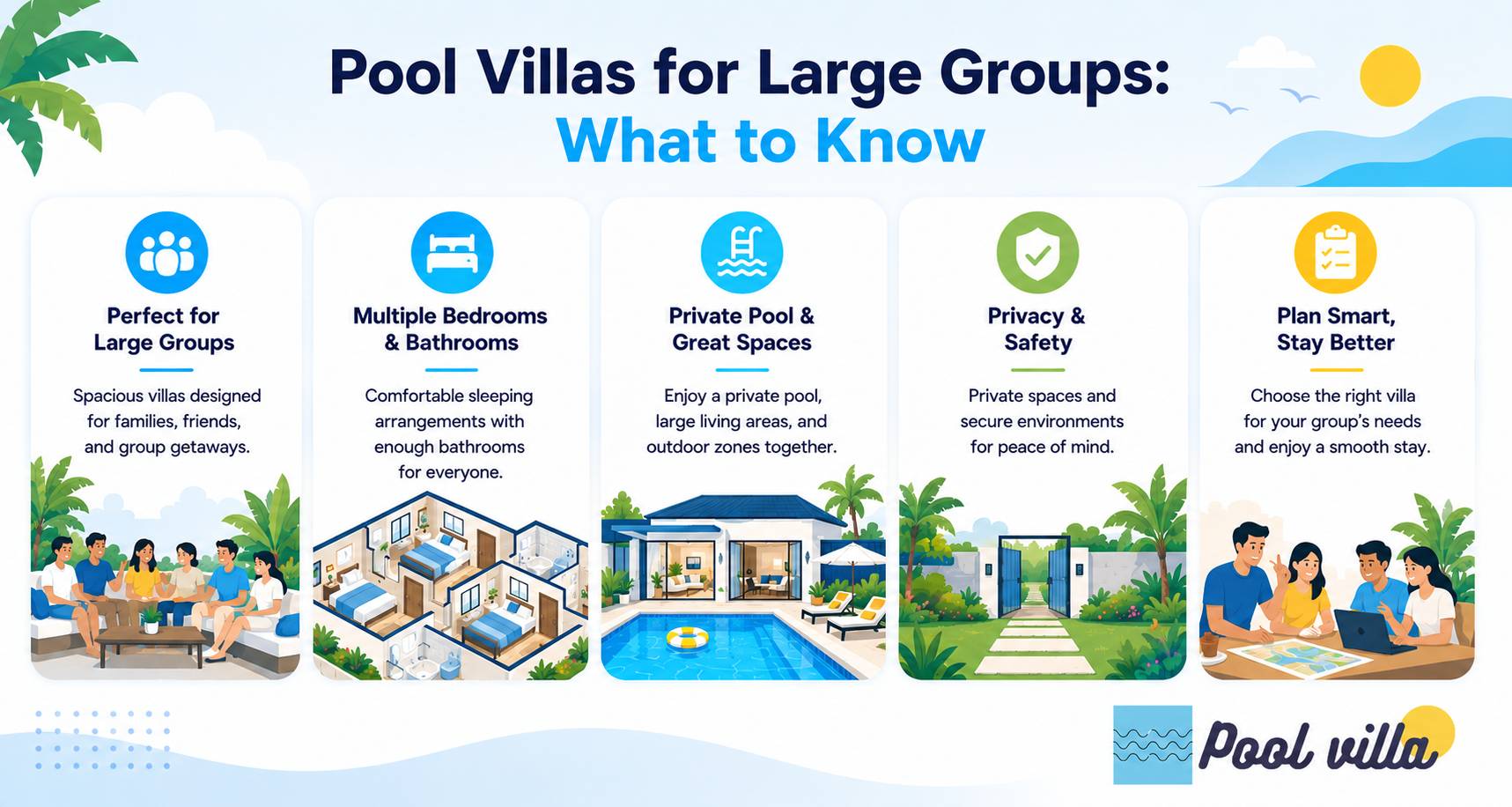 Pool Villas for Large Groups What to Know / pool villa for large groups
