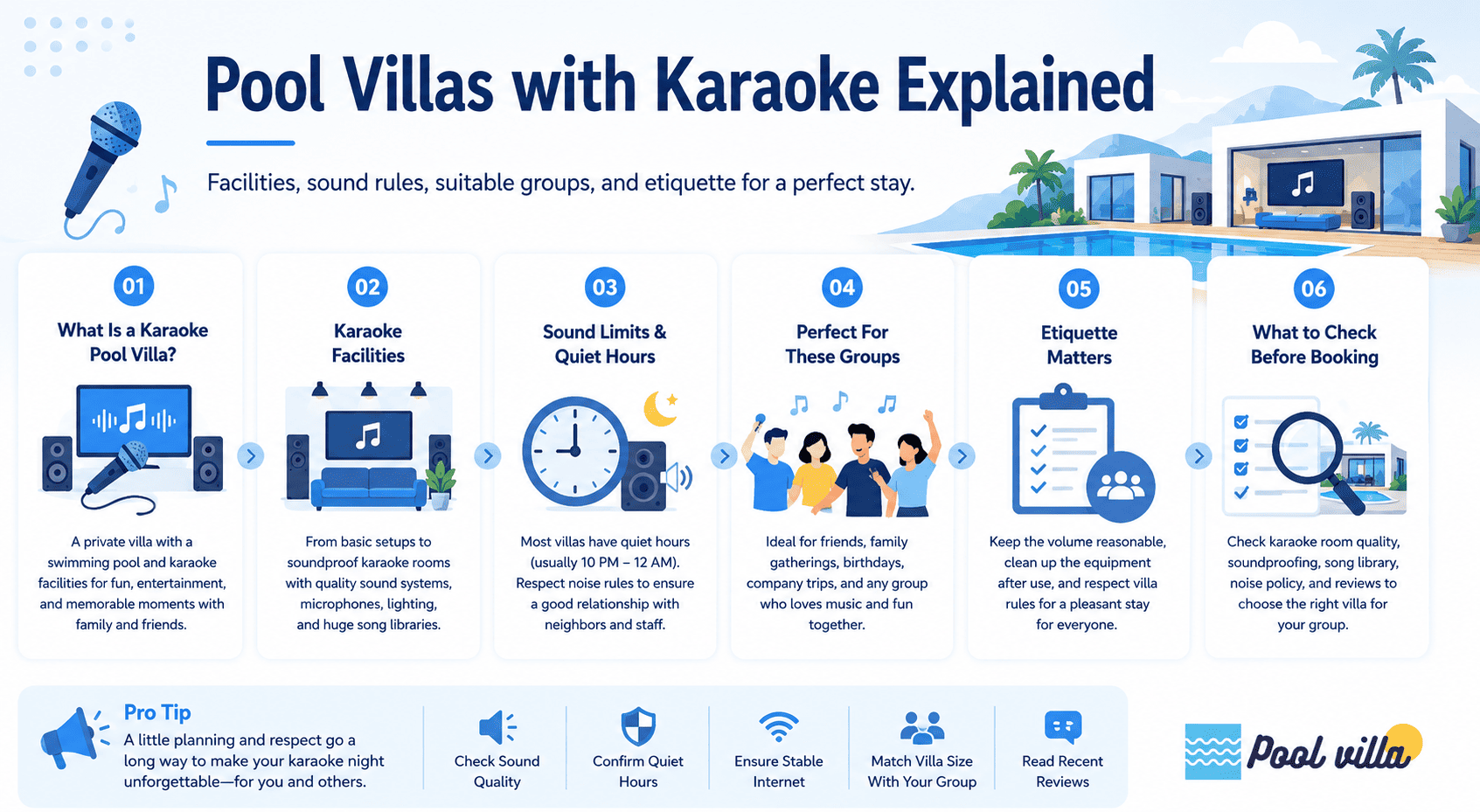 Pool Villas with Karaoke Explained