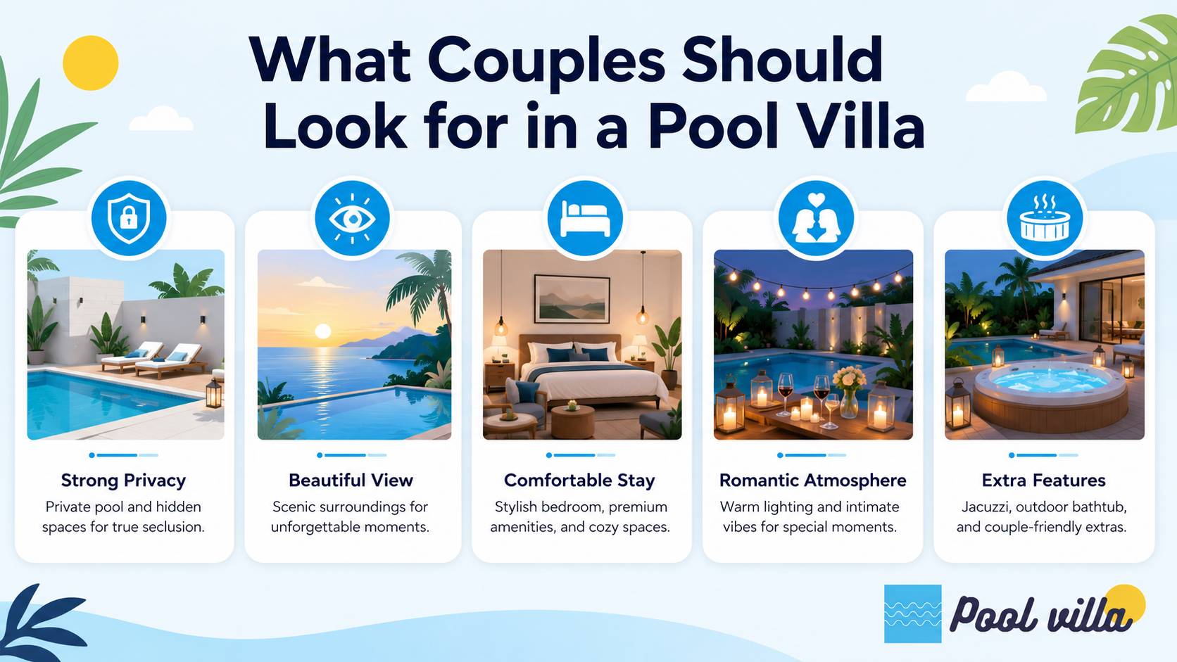 What Couples Should Look for in a Pool Villa / pool villa couples checklist