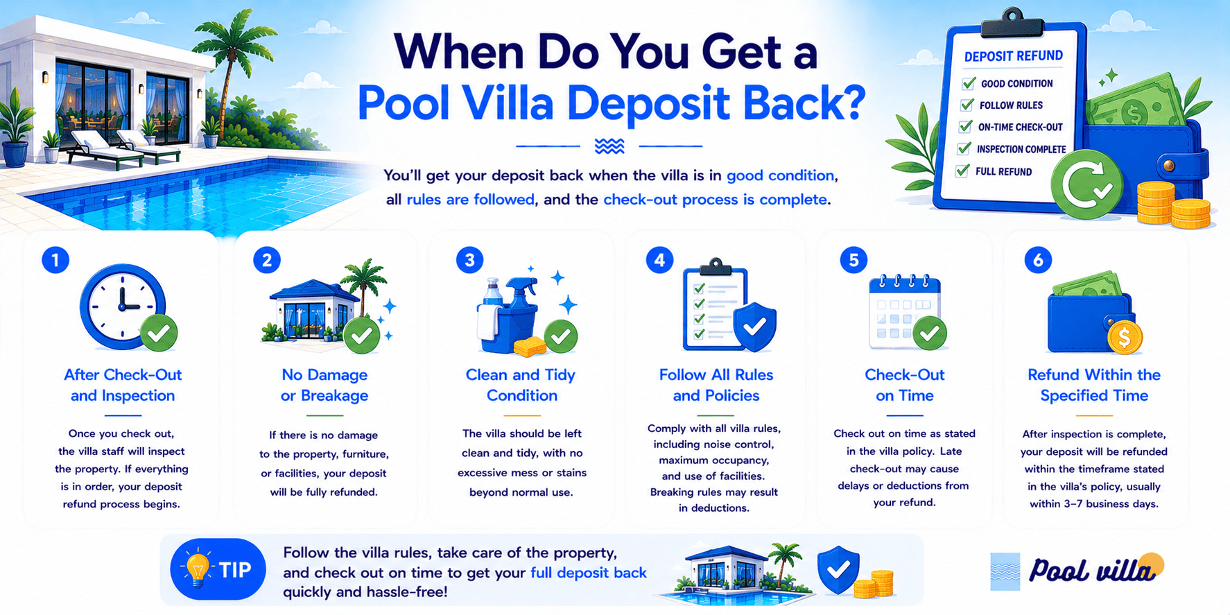 When Get Pool Villa Deposit Back - Smart Refund Guide